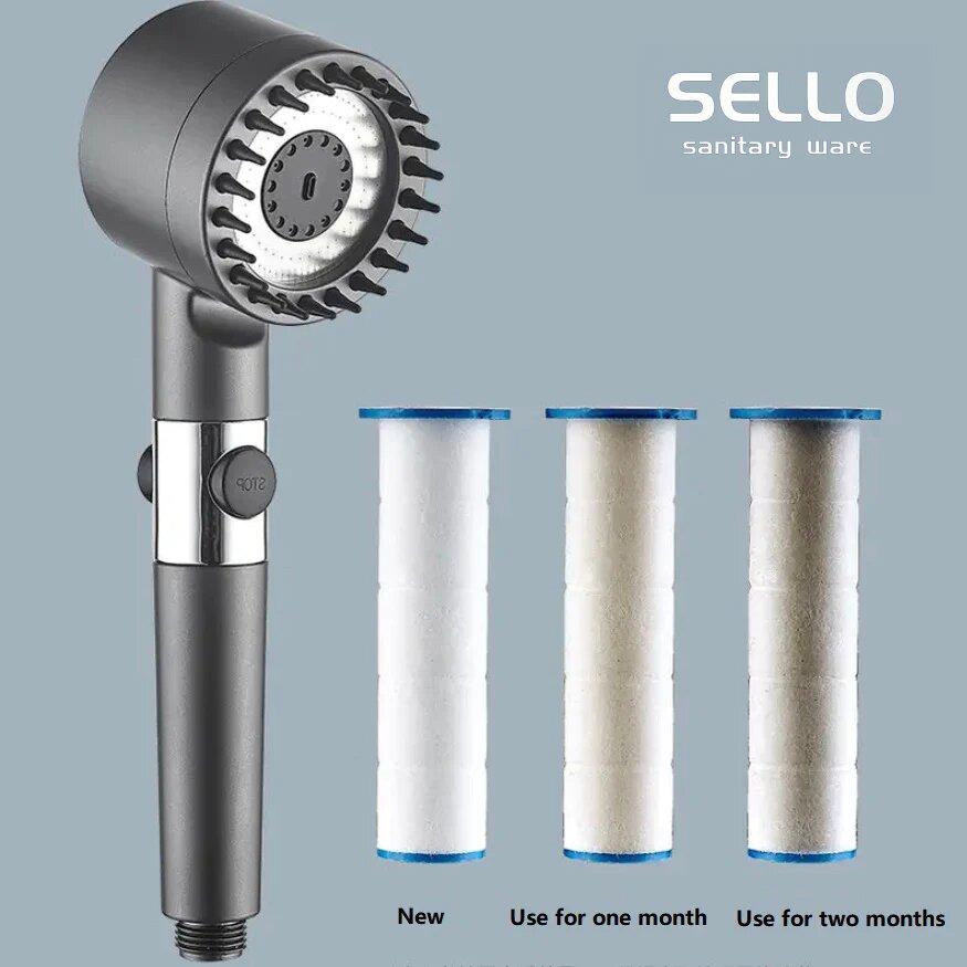 4 in 1 High Pressure Shower Head